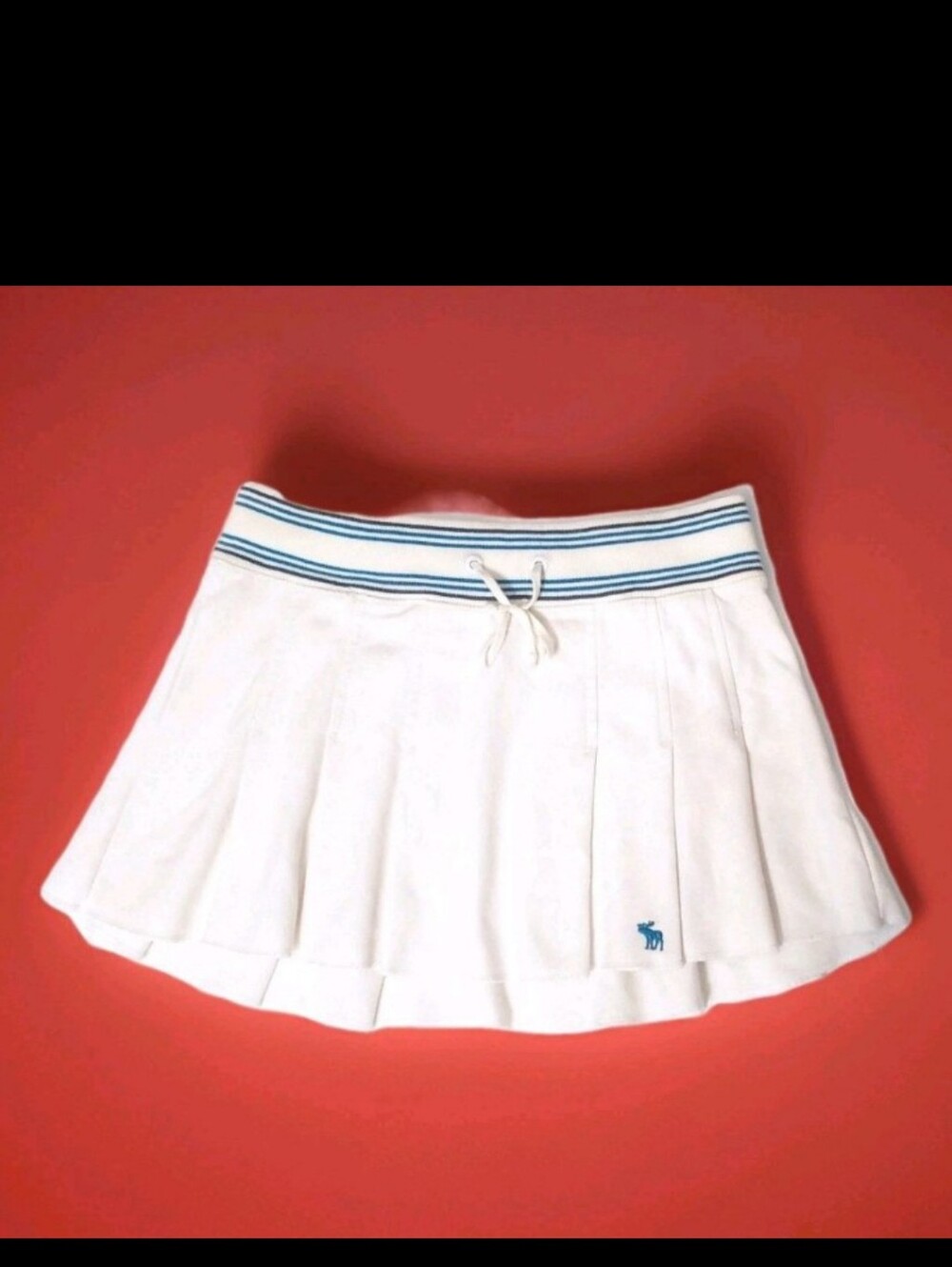 Abercrombie and Fitch Authentic Vintage Pleated White Micro Mini Tennis Preppy S